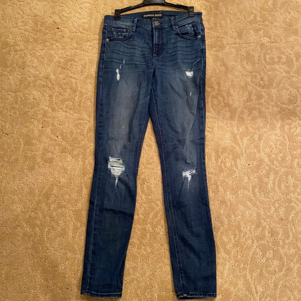 Express Jean High Rise Leggings